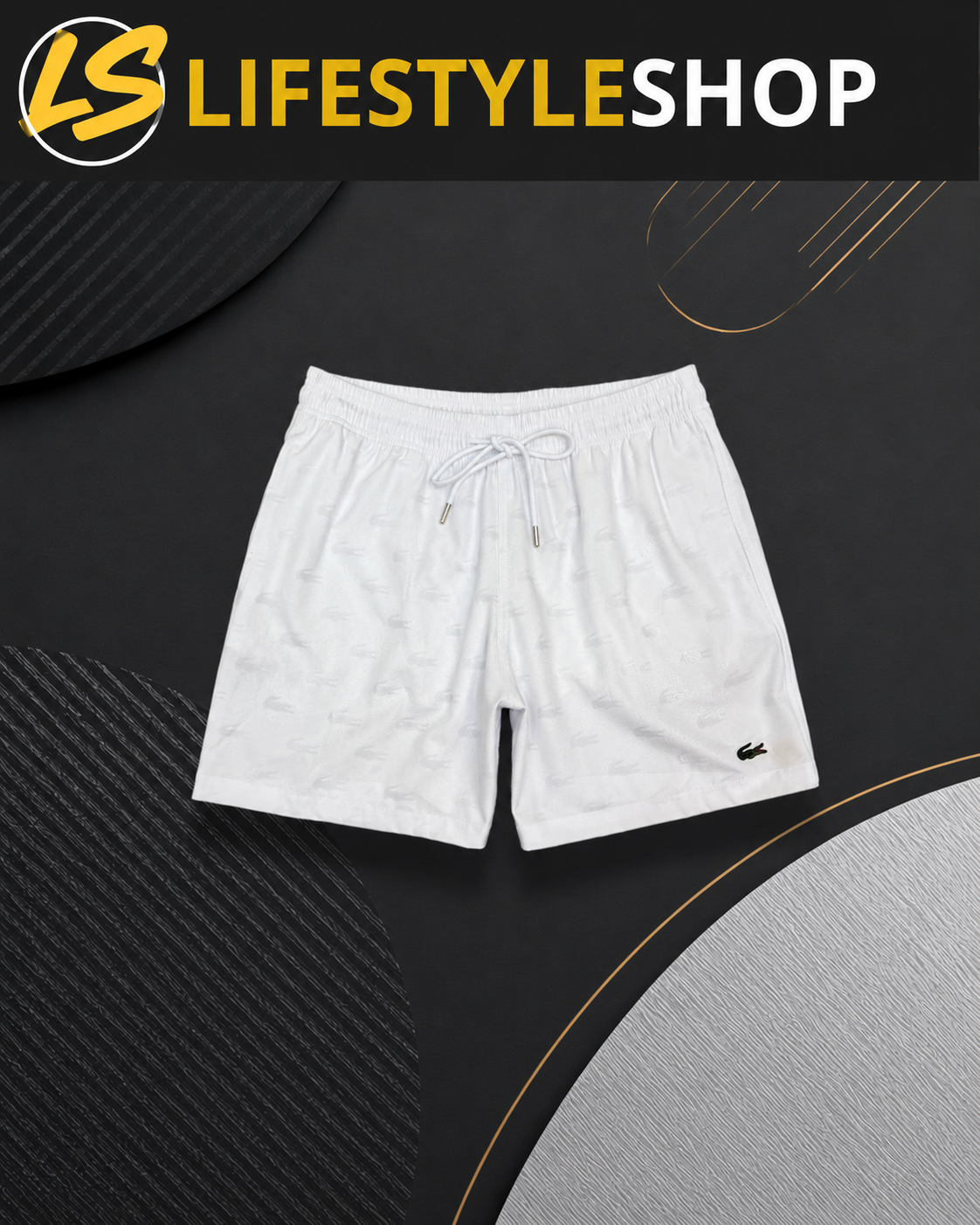 Short de bain Lacoste Water Reveal – Effet magique dans l’eau
