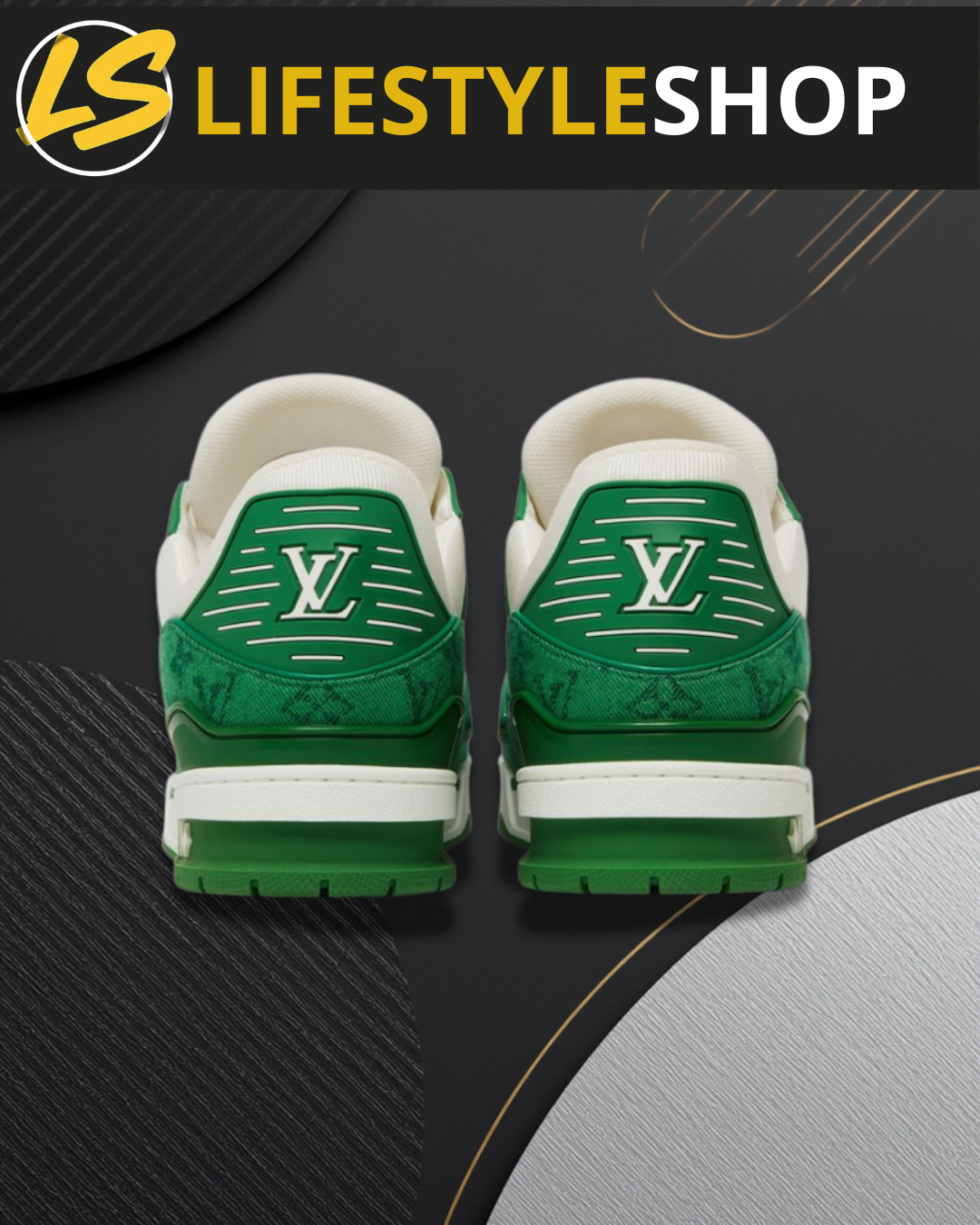Chaussures Louis Vuitton Vert - Sneakers Luxe Tendance