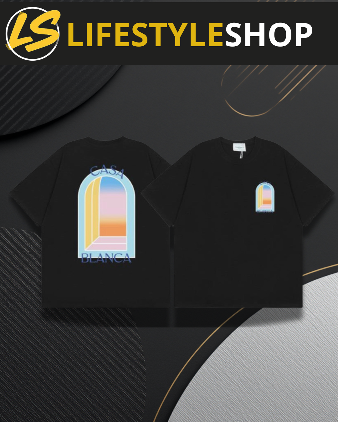 T-Shirt Casablanca Noir