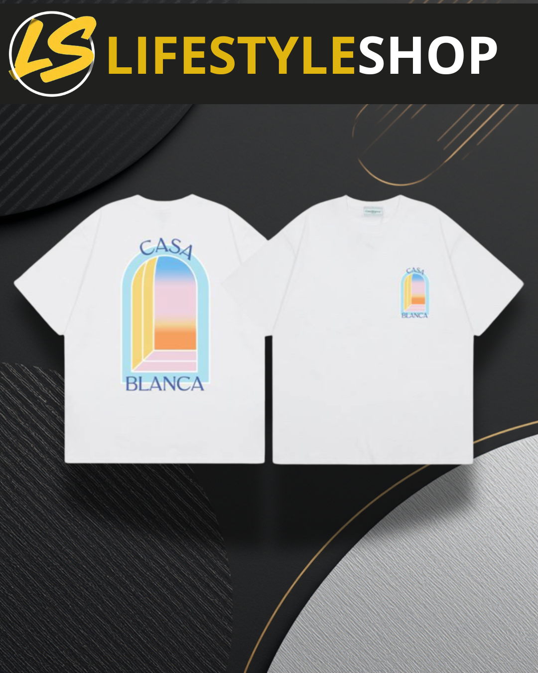 T-Shirt Casablanca - Blanc