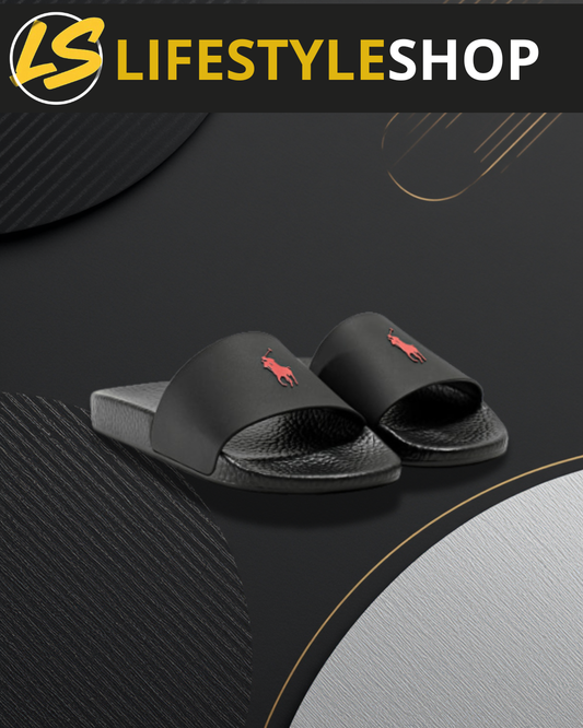 Sandale Ralph Lauren - Noir&Rouge