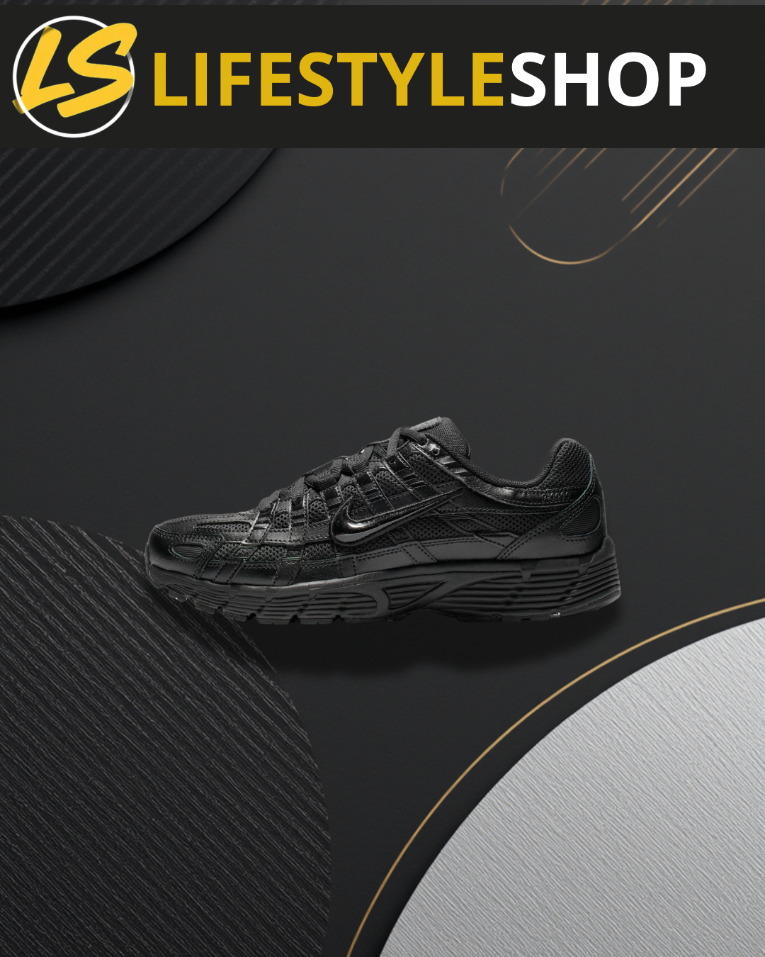 Nike P-6000 noir sneakers retro streetwear - LifestyleShop