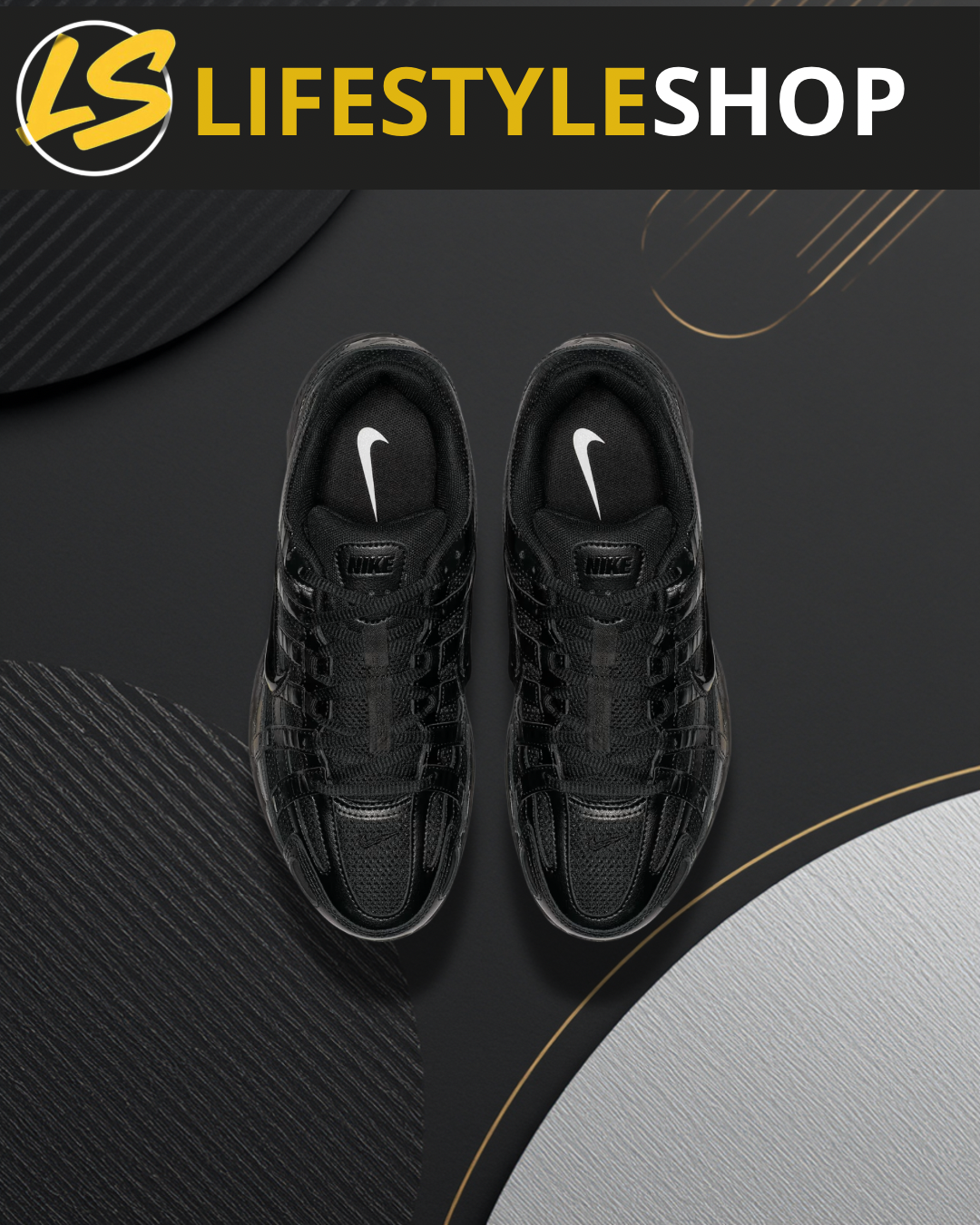 Nike P-6000 Noir - Sneakers Rétro Streetwear